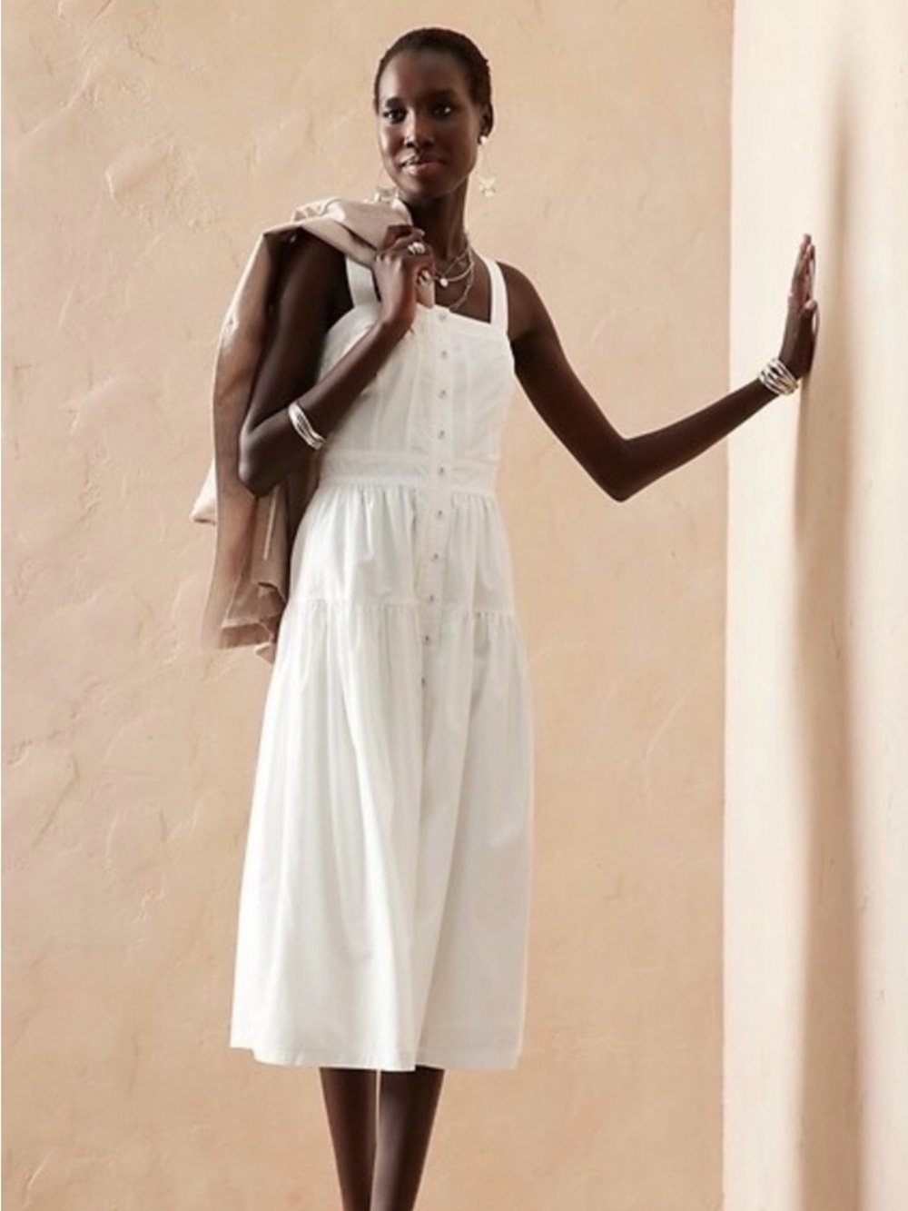 Banana Republic Tiered Dress